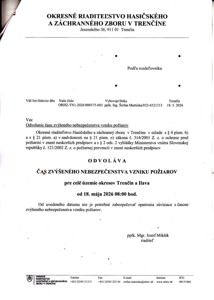odvolanie